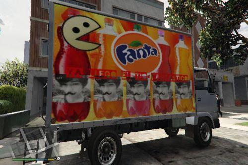 Fanta Truck Skin